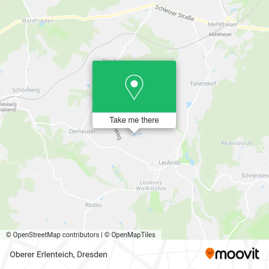 Карта Oberer Erlenteich