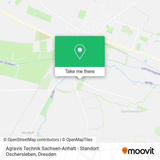 Карта Agravis Technik Sachsen-Anhalt - Standort Oschersleben