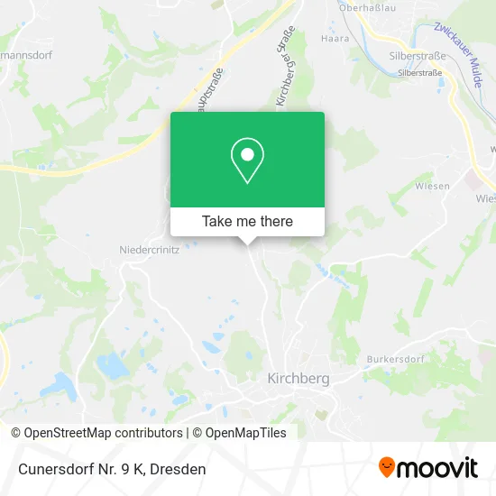 Карта Cunersdorf Nr. 9 K