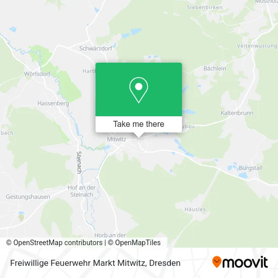 Карта Freiwillige Feuerwehr Markt Mitwitz