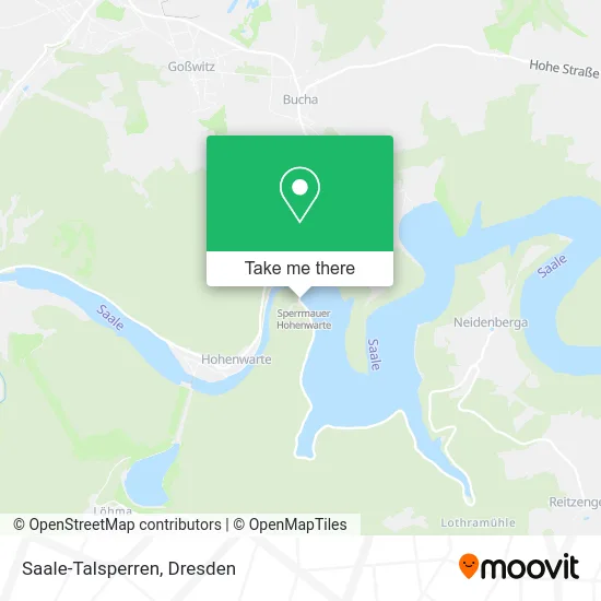 Карта Saale-Talsperren