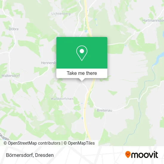 Карта Börnersdorf