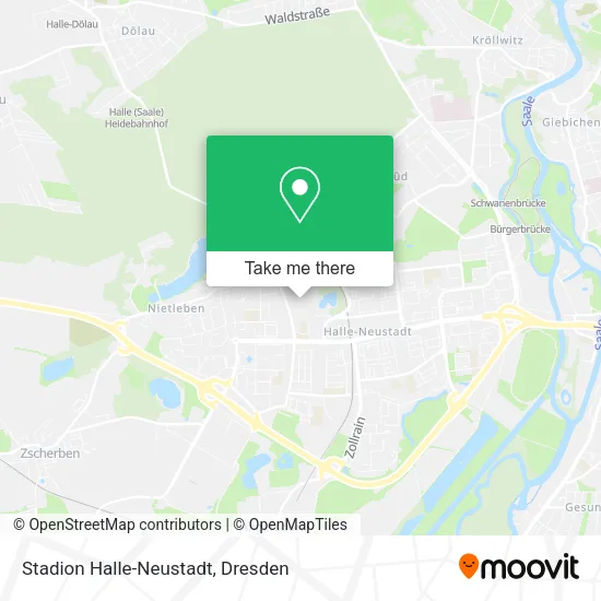 Карта Stadion Halle-Neustadt