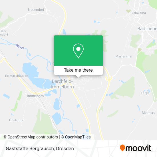 Карта Gaststätte Bergrausch