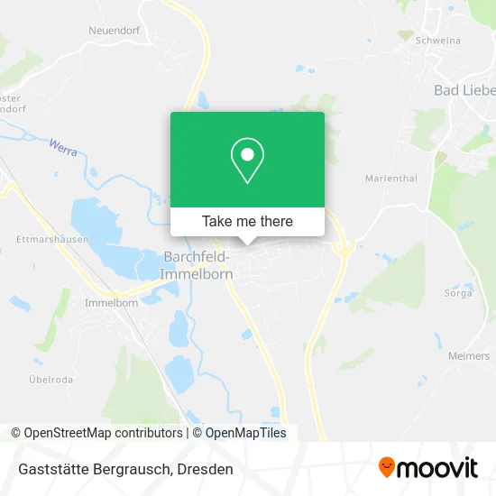 Карта Gaststätte Bergrausch