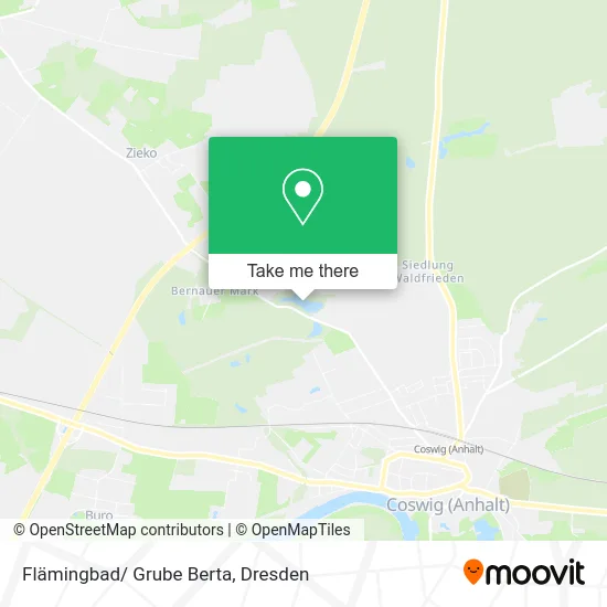 Карта Flämingbad/ Grube Berta