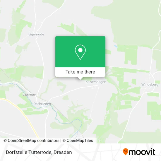 Карта Dorfstelle Tutterrode