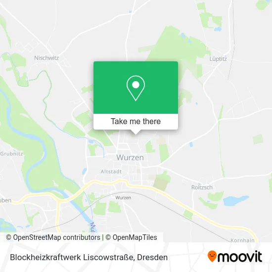 Карта Blockheizkraftwerk Liscowstraße