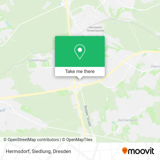 Карта Hermsdorf, Siedlung