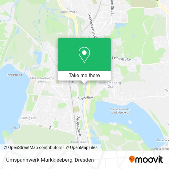 Карта Umspannwerk Markkleeberg
