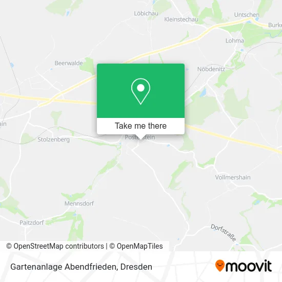Карта Gartenanlage Abendfrieden
