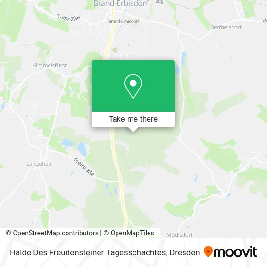 Карта Halde Des Freudensteiner Tagesschachtes