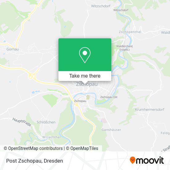 Карта Post Zschopau