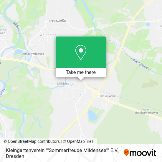 Kleingartenverein ""Sommerfreude Mildensee"" E.V. map