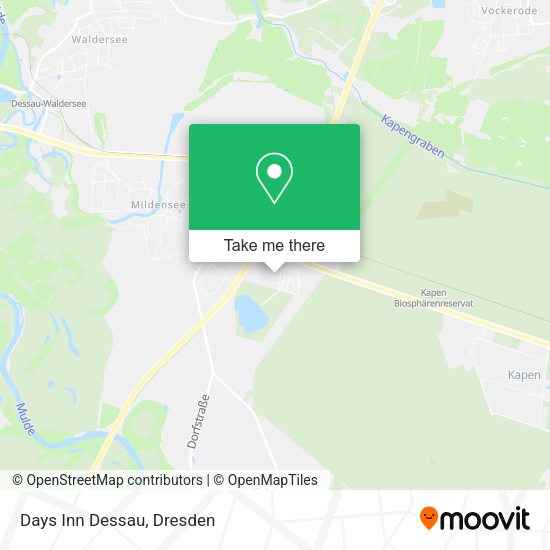 Карта Days Inn Dessau