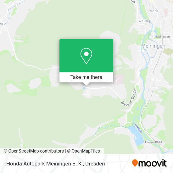 Карта Honda Autopark Meiningen E. K.