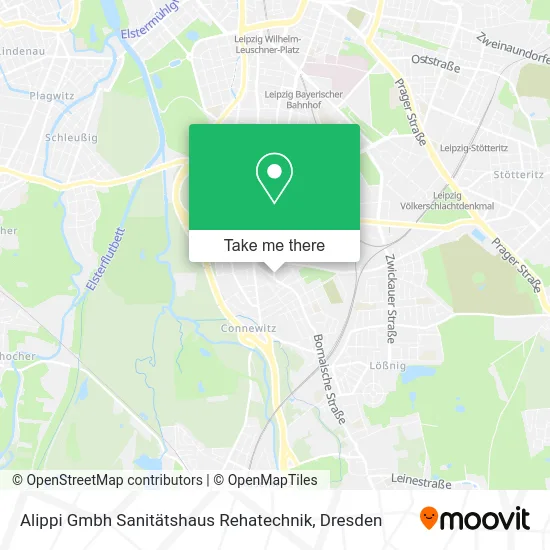 Карта Alippi Gmbh Sanitätshaus Rehatechnik