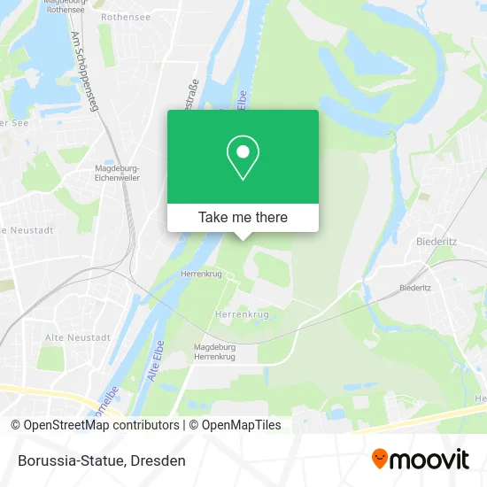 Карта Borussia-Statue