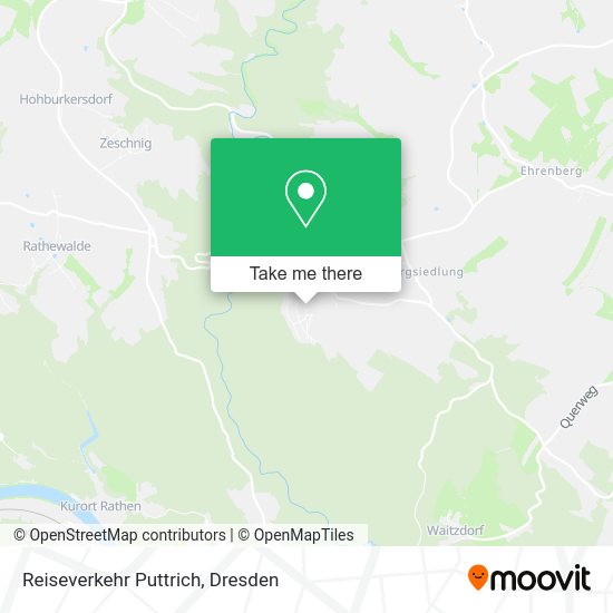 Карта Reiseverkehr Puttrich