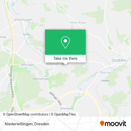 Карта Niederwillingen