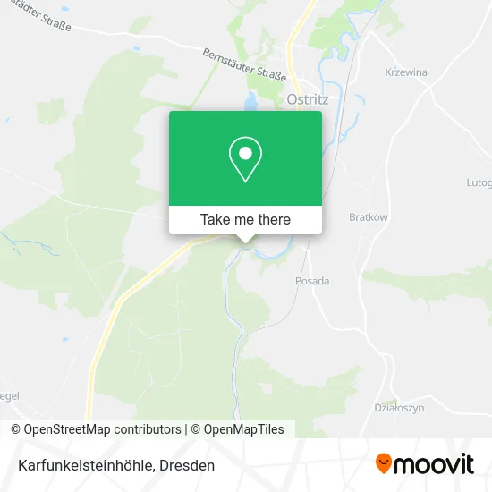 Карта Karfunkelsteinhöhle