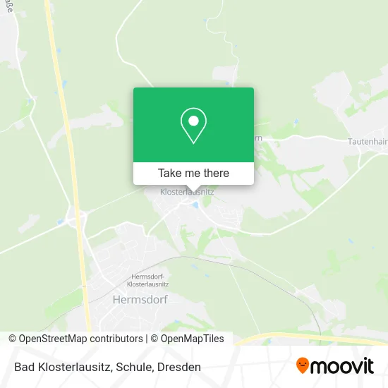 Карта Bad Klosterlausitz, Schule