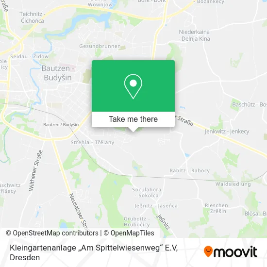 Карта Kleingartenanlage „Am Spittelwiesenweg“ E.V