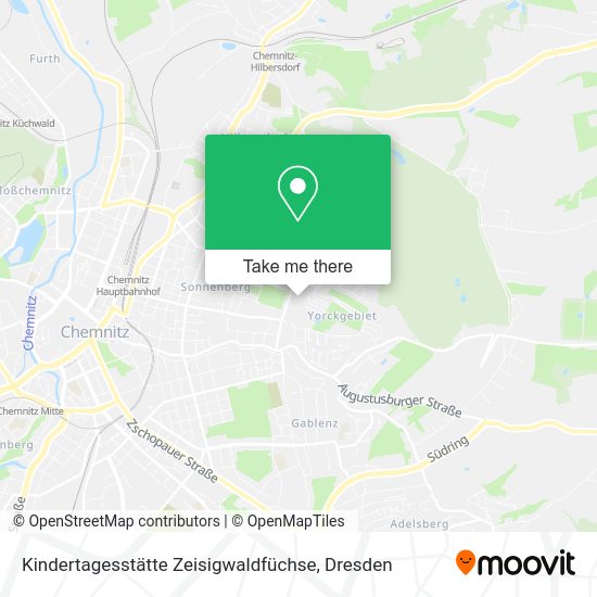Карта Kindertagesstätte Zeisigwaldfüchse