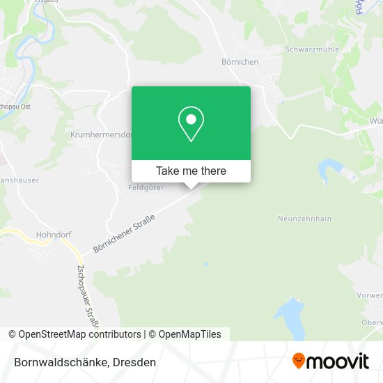 Карта Bornwaldschänke