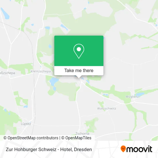 Карта Zur Hohburger Schweiz - Hotel