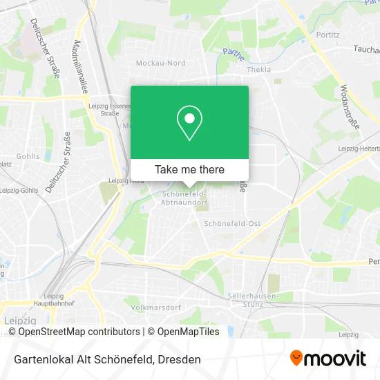 Карта Gartenlokal Alt Schönefeld