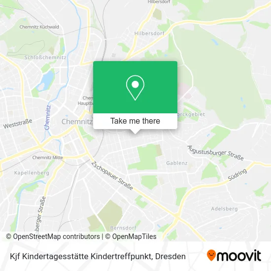 Карта Kjf Kindertagesstätte Kindertreffpunkt
