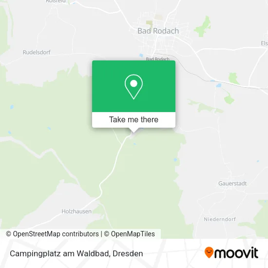 Карта Campingplatz am Waldbad