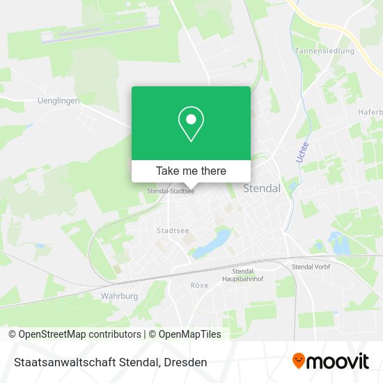 Карта Staatsanwaltschaft Stendal