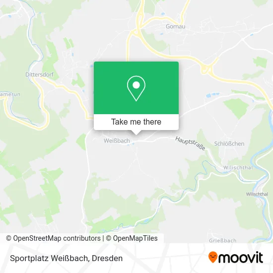Карта Sportplatz Weißbach