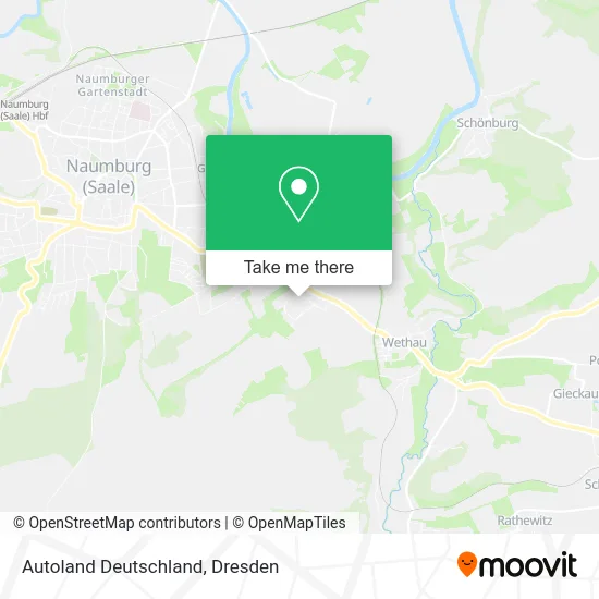 Карта Autoland Deutschland