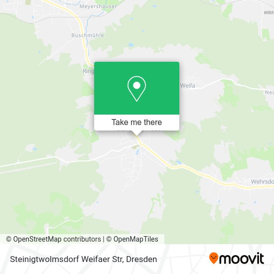 Карта Steinigtwolmsdorf Weifaer Str