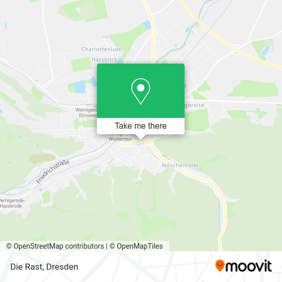 Карта Die Rast