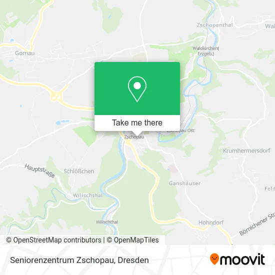 Карта Seniorenzentrum Zschopau