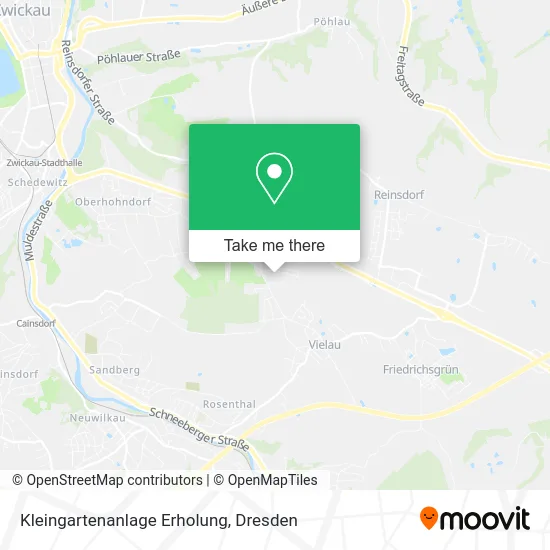 Карта Kleingartenanlage Erholung