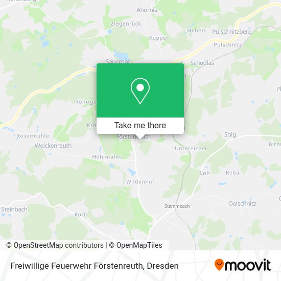 Карта Freiwillige Feuerwehr Förstenreuth