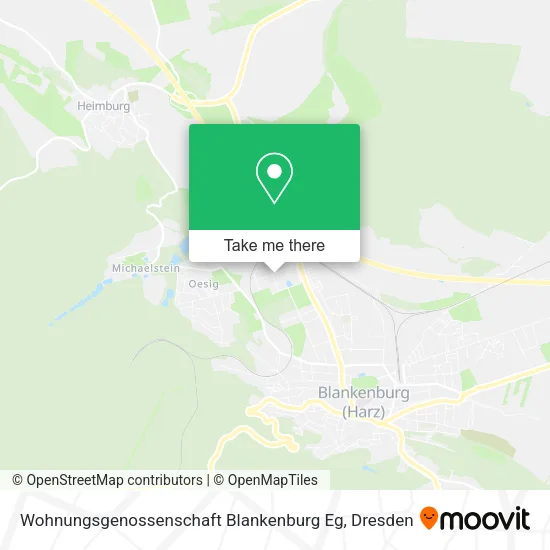 Карта Wohnungsgenossenschaft Blankenburg Eg