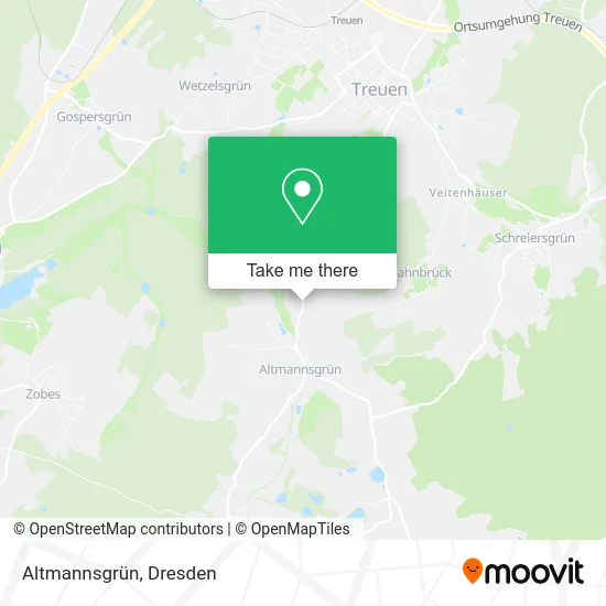 Карта Altmannsgrün