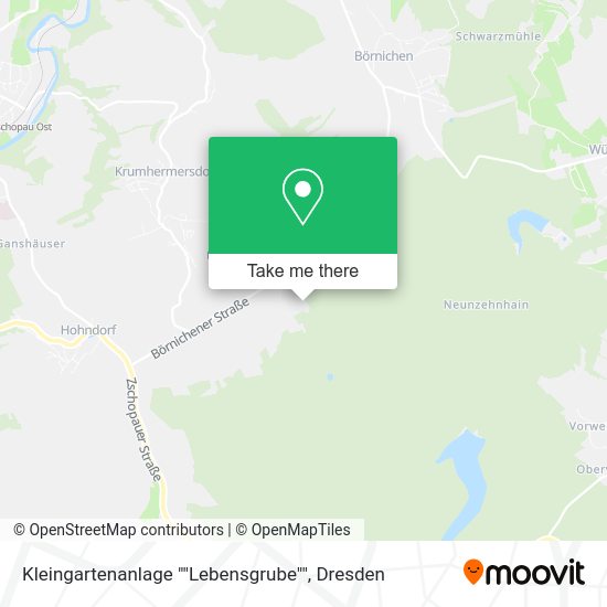 Карта Kleingartenanlage ""Lebensgrube""