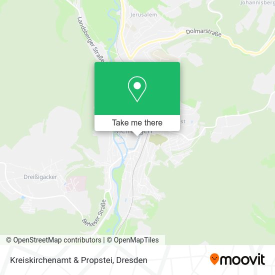 Карта Kreiskirchenamt & Propstei