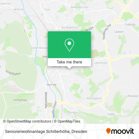 Карта Seniorenwohnanlage Schillerhöhe