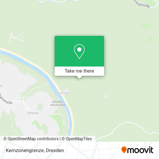 Карта Kernzonengrenze