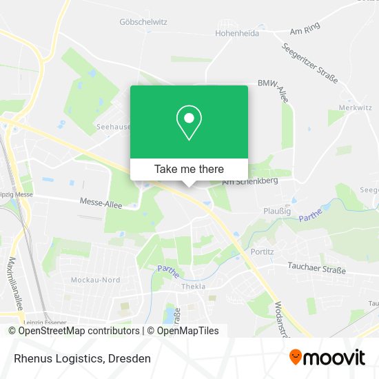 Карта Rhenus Logistics