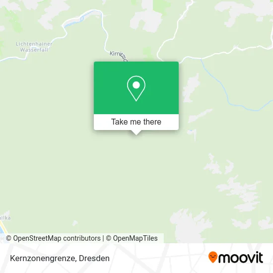Карта Kernzonengrenze