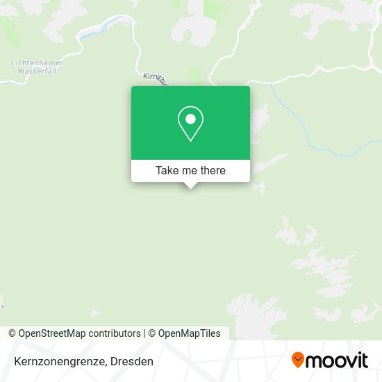 Карта Kernzonengrenze